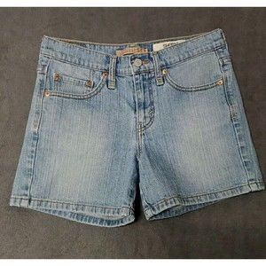 Women’s Levi’s Strauss & Co. 515 Shorts Size 4 Blue Roll It Up Denim Summer Cute